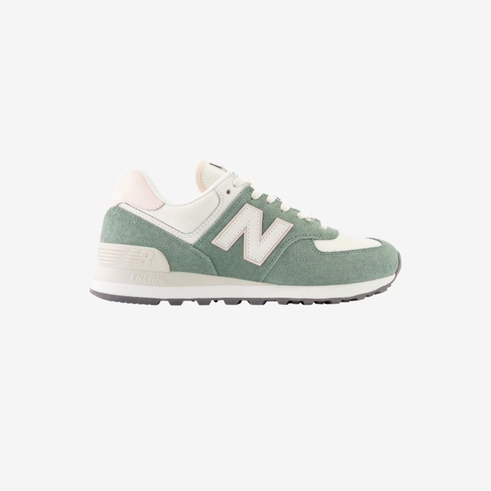 green and pink new balance 574